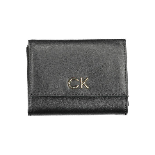 Calvin Klein Black Polyethylene Women Wallet Calvin Klein Dark Slate Gray