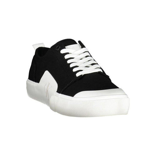 Calvin Klein Black Cotton Men Sneaker Calvin Klein Light Gray
