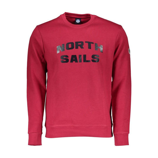 North Sails Red Cotton Men Sweater
