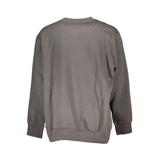 U.S. Grand Polo Gray Cotton Mens Sweater U.S. Grand Polo Dim Gray