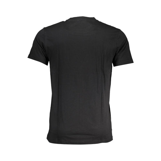 Cavalli Class Black Cotton T-Shirt Cavalli Class Dark Slate Gray