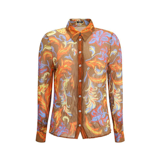 Versace Barocco silk crepe Shirt