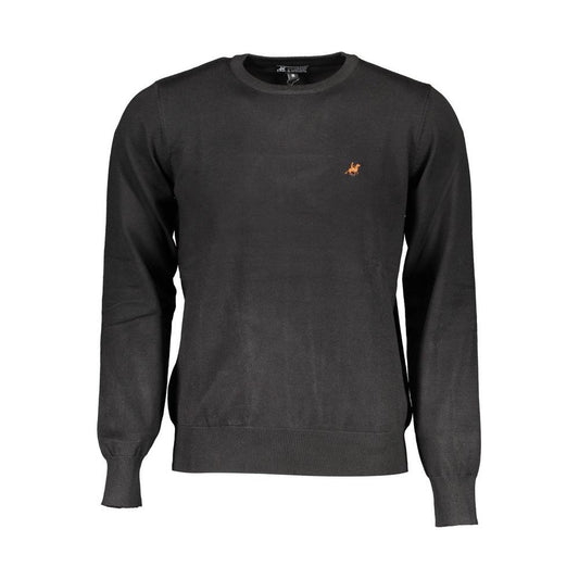 U.S. Grand Polo Black Nylon Sweater U.S. Grand Polo Dark Slate Gray