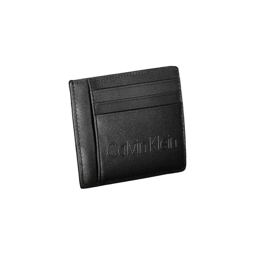 Calvin Klein Black Polyethylene Men Wallet CA-17633