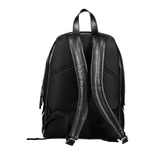 Calvin Klein Black Polyester Men Backpack Calvin Klein Black