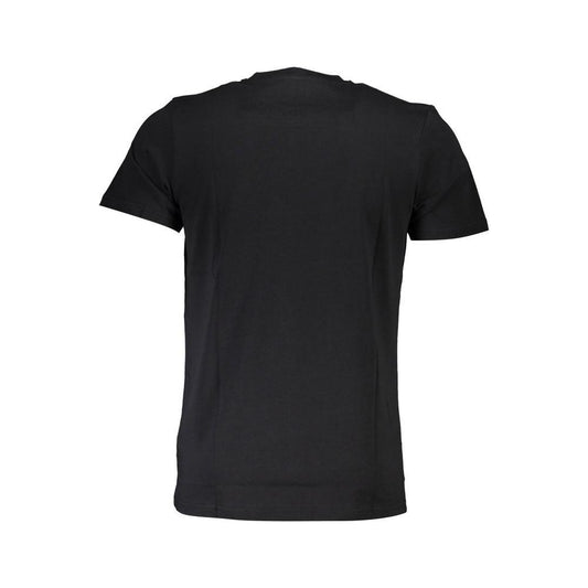 Cavalli Class Black Cotton T-Shirt Cavalli Class Dark Slate Gray