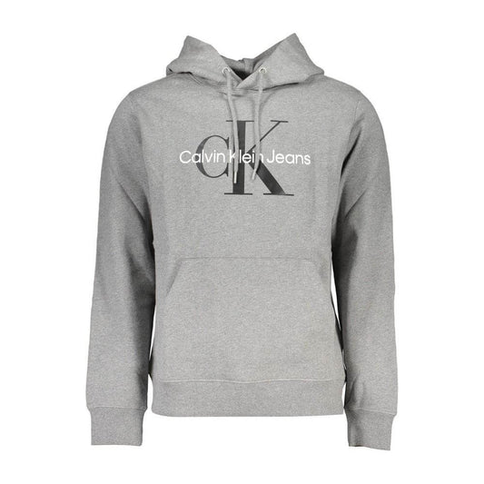 Calvin Klein Gray Cotton Men Sweater