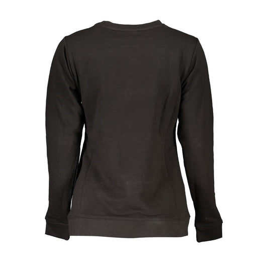 Cavalli Class Black Cotton Sweater Cavalli Class Dark Slate Gray