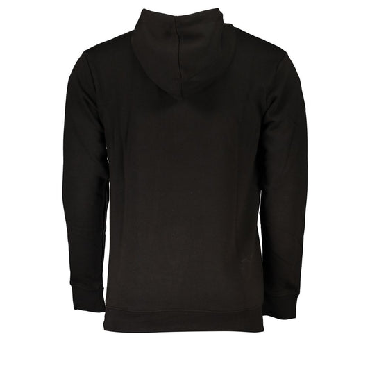 Cavalli Class Black Cotton Men Sweater Cavalli Class Black