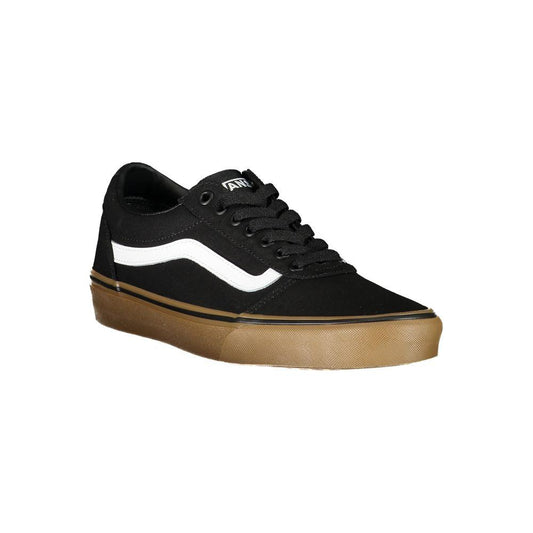 Vans Black Polyester Sneaker Vans Tan