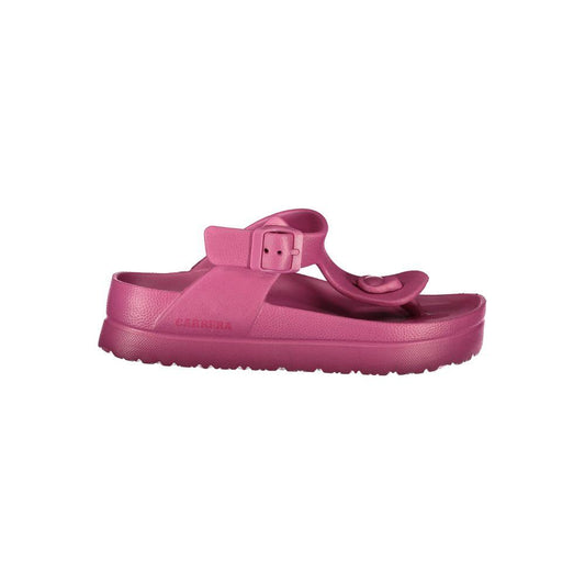 Carrera Pink Polyethylene Sandal Carrera Maroon