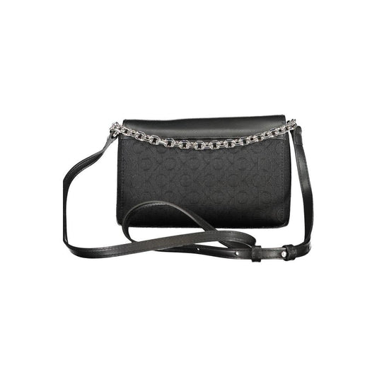 Calvin Klein Black Polyester Handbag Calvin Klein Dark Slate Gray