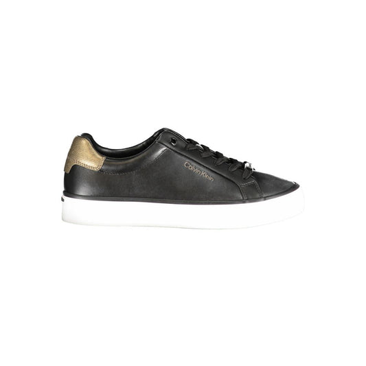 Calvin Klein Black Polyester Sneaker Calvin Klein Dark Slate Gray