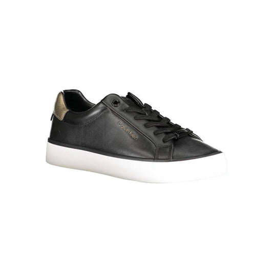 Calvin Klein Black Polyester Sneaker Calvin Klein Dark Slate Gray