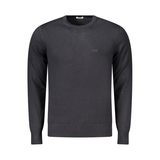 Rifle Black Viscose Men Sweater Rifle Dark Slate Gray