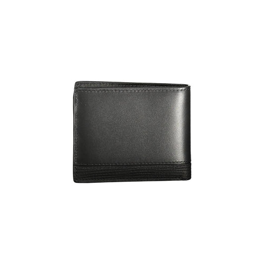 Tommy Hilfiger Black Leather Men Wallet