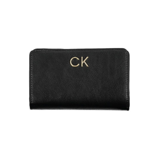 Calvin Klein Black Polyethylene Women Wallet Calvin Klein Dark Slate Gray