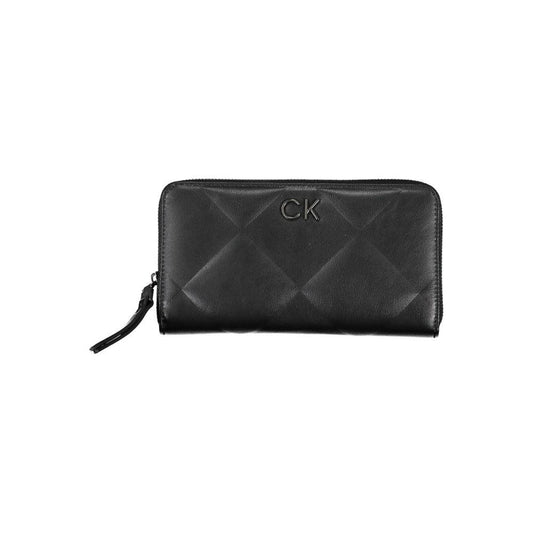 Calvin Klein Sleek Black RFID Blocking Wallet with Logo Calvin Klein Dark Slate Gray
