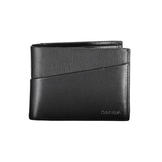 Calvin Klein Elegant Leather Bi-Fold Men's Wallet Calvin Klein Dark Slate Gray