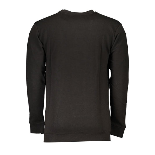 Cavalli Class Black Cotton Sweater Cavalli Class Dark Slate Gray