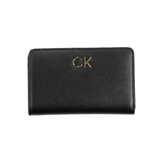 Calvin Klein Black Polyethylene Women Wallet Calvin Klein Dark Slate Gray