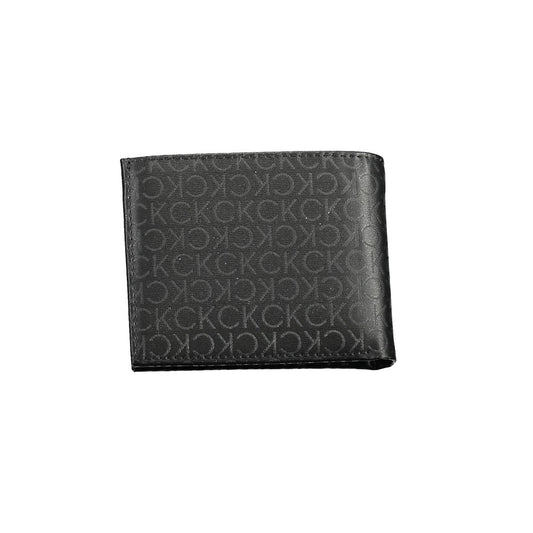 Calvin Klein Black Polyester Men Wallet Calvin Klein Dark Slate Gray