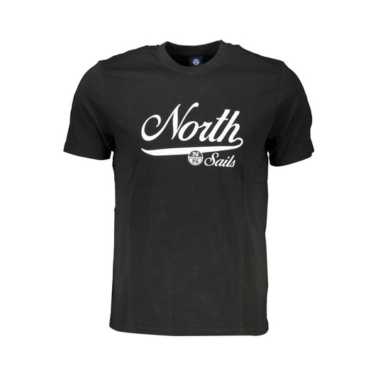 North Sails Black Cotton T-Shirt North Sails Dark Slate Gray