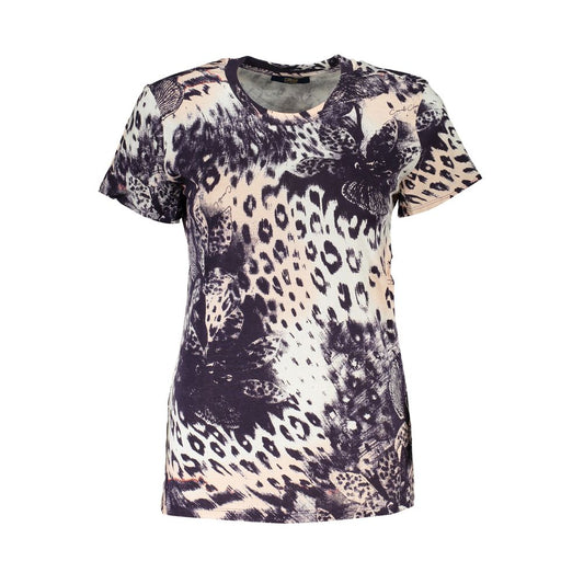 Cavalli Class Pink Cotton Tops & T-Shirt Cavalli Class Dark Slate Gray