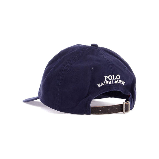 Polo Ralph Lauren navy blue cotton hat with bear embroidery Scarves Hats & Gloves Polo Ralph Lauren Dark Slate Gray