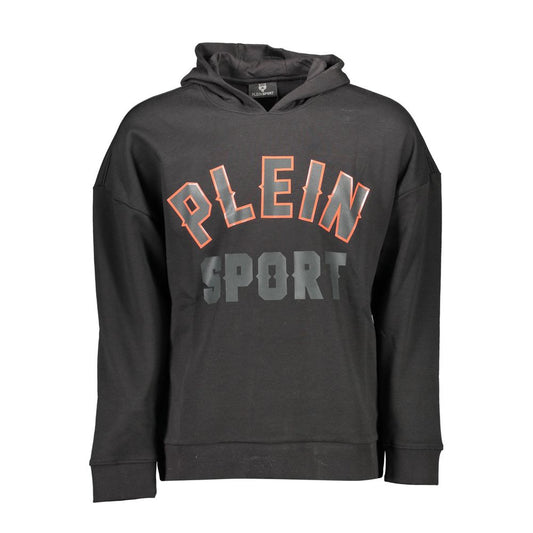 Plein Sport Black Cotton Men Sweater Plein Sport Dark Slate Gray