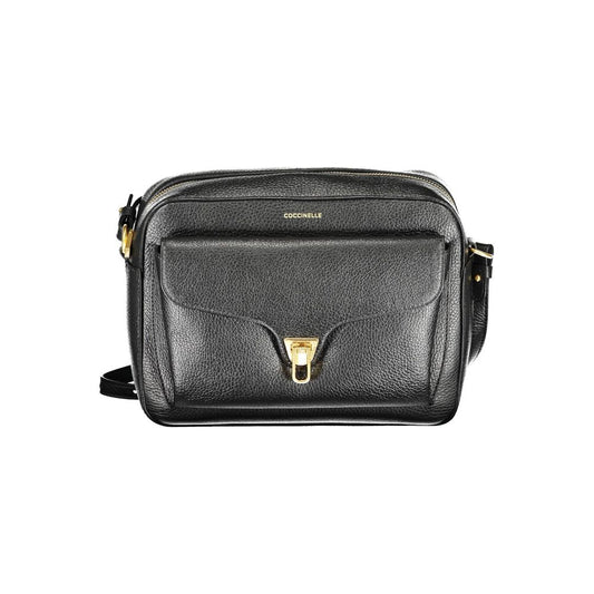 Coccinelle Black Leather Women Handbag Coccinelle Dark Slate Gray