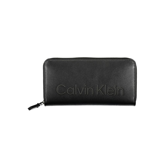 Calvin Klein Black Polyethylene Women Wallet Calvin Klein Dark Slate Gray