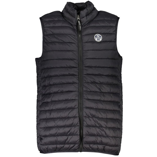 North Sails Black Polyamide Men Jacket North Sails Dark Slate Gray