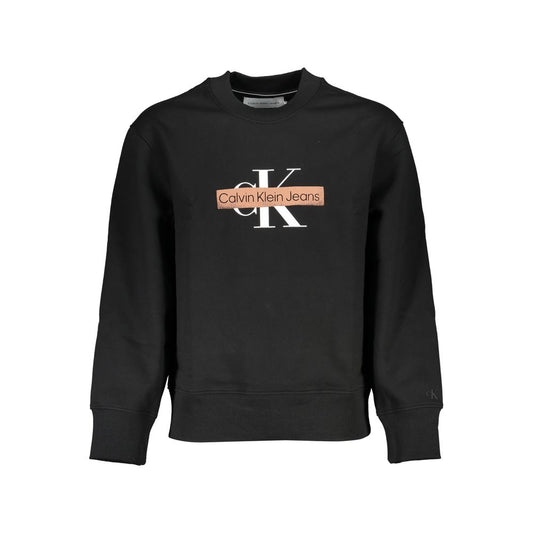 Calvin Klein Sleek Fleece Crew Neck Sweatshirt Calvin Klein Dark Slate Gray