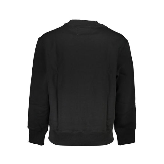 Calvin Klein Sleek Fleece Crew Neck Sweatshirt Calvin Klein Black