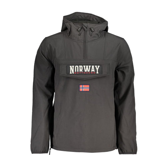 Norway 1963 Sleek Soft Shell Hooded Jacket for Men Norway 1963 Dark Slate Gray