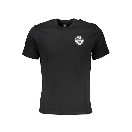 North Sails Black Cotton T-Shirt North Sails Dark Slate Gray