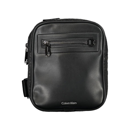 Calvin Klein Sleek Urban Shoulder Bag with Contrast Details Calvin Klein Dark Slate Gray