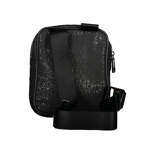 Calvin Klein Sleek Urban Shoulder Bag with Contrast Details Calvin Klein Black