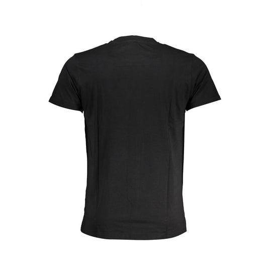 Cavalli Class Black Cotton T-Shirt Cavalli Class Dark Slate Gray