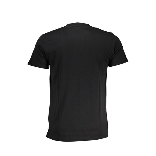 Cavalli Class Black Cotton T-Shirt Cavalli Class Black