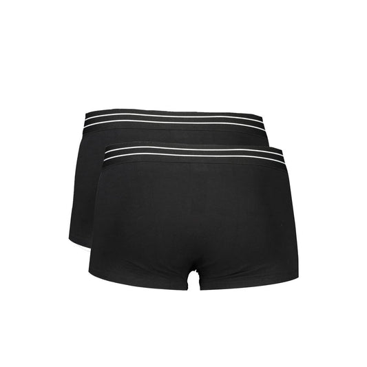 Cavalli Class Black Cotton Men Boxer Cavalli Class Dark Slate Gray
