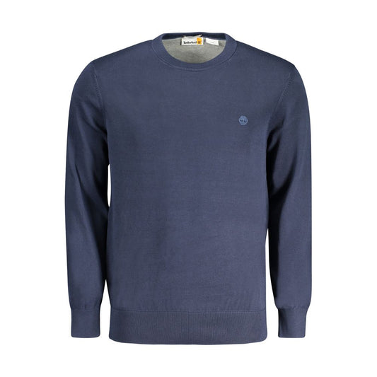 Timberland Blue Cotton Men Sweater Timberland Dark Slate Gray