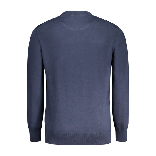Timberland Blue Cotton Men Sweater Timberland Dark Slate Gray