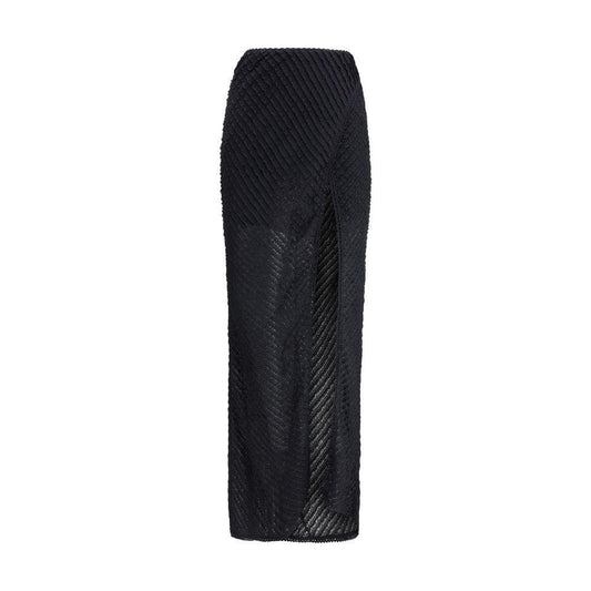 Charo Ruiz-Charo Ruiz Long Skirt Eris-1728,72470364320,Black,Charo Ruiz,Clothing,New with tags,S,Skirts - Women - Clothing,Women,Women - Clothing-CH-255403BLACKTANNI-S