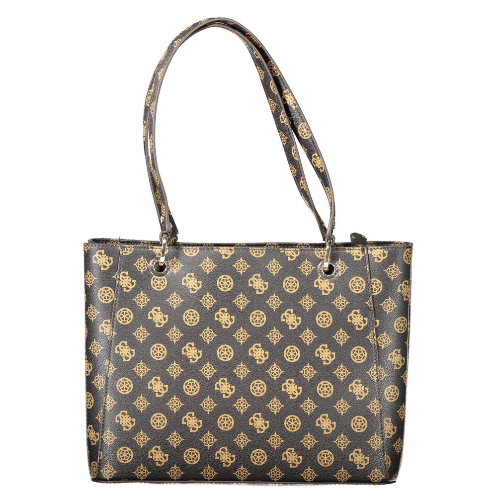 Front view with bag zipped and handles upright.