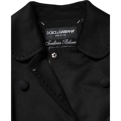 Dolce & Gabbana Black Wool Sartoria Italiano Blazer Jacket