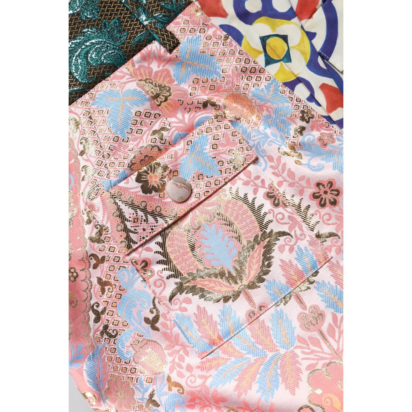 Dolce & Gabbana Multicolor High Waist Women Hot Pants Shorts