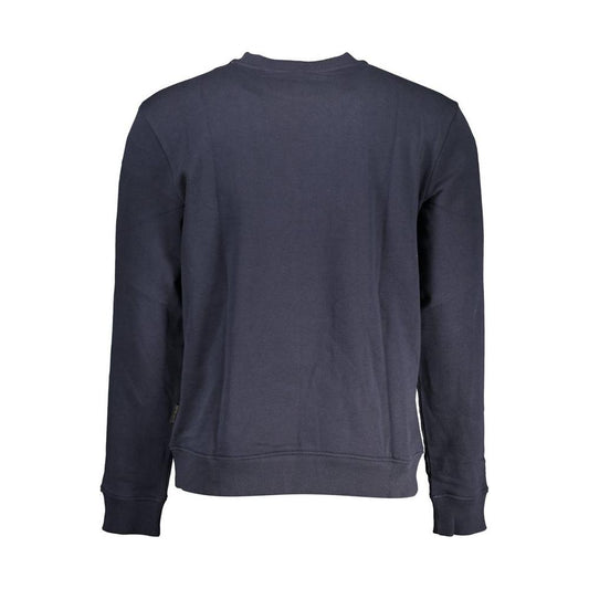 Napapijri Blue Cotton Men Sweater