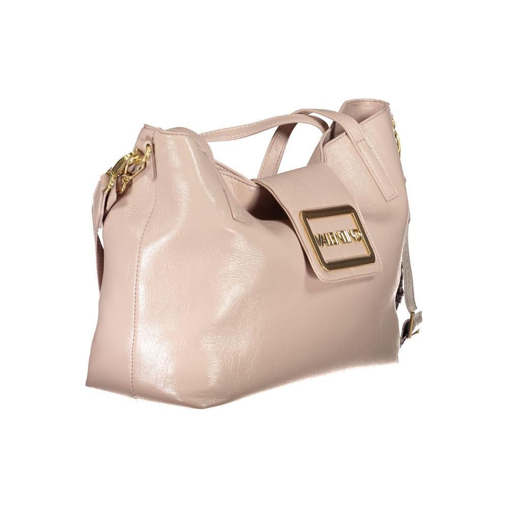 Front view with bag zipped and handles upright.